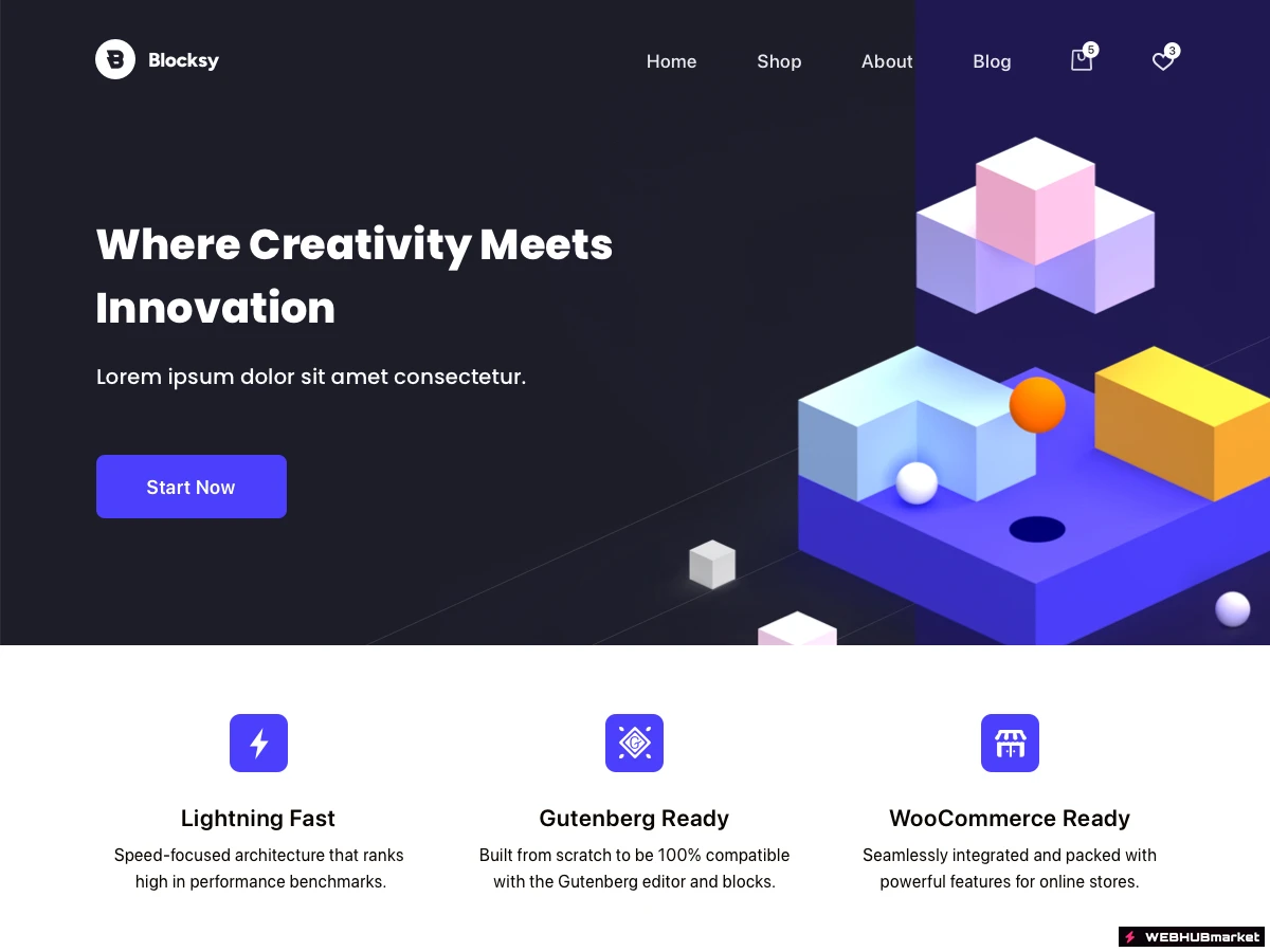 Тема Blocksy WordPress