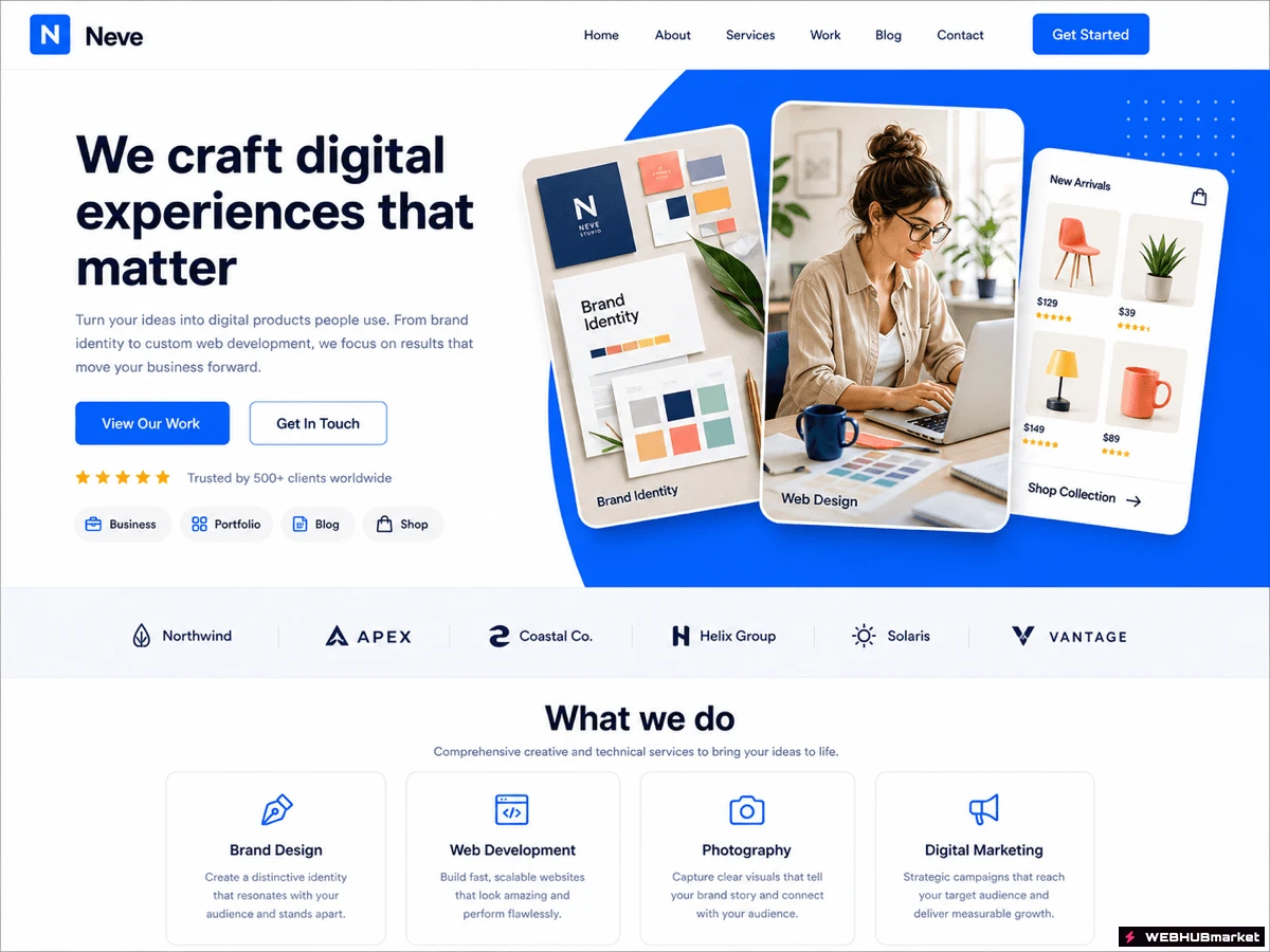 Тема Neve WordPress