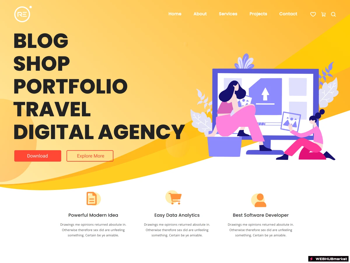 Тема Royal Elementor Kit WordPress